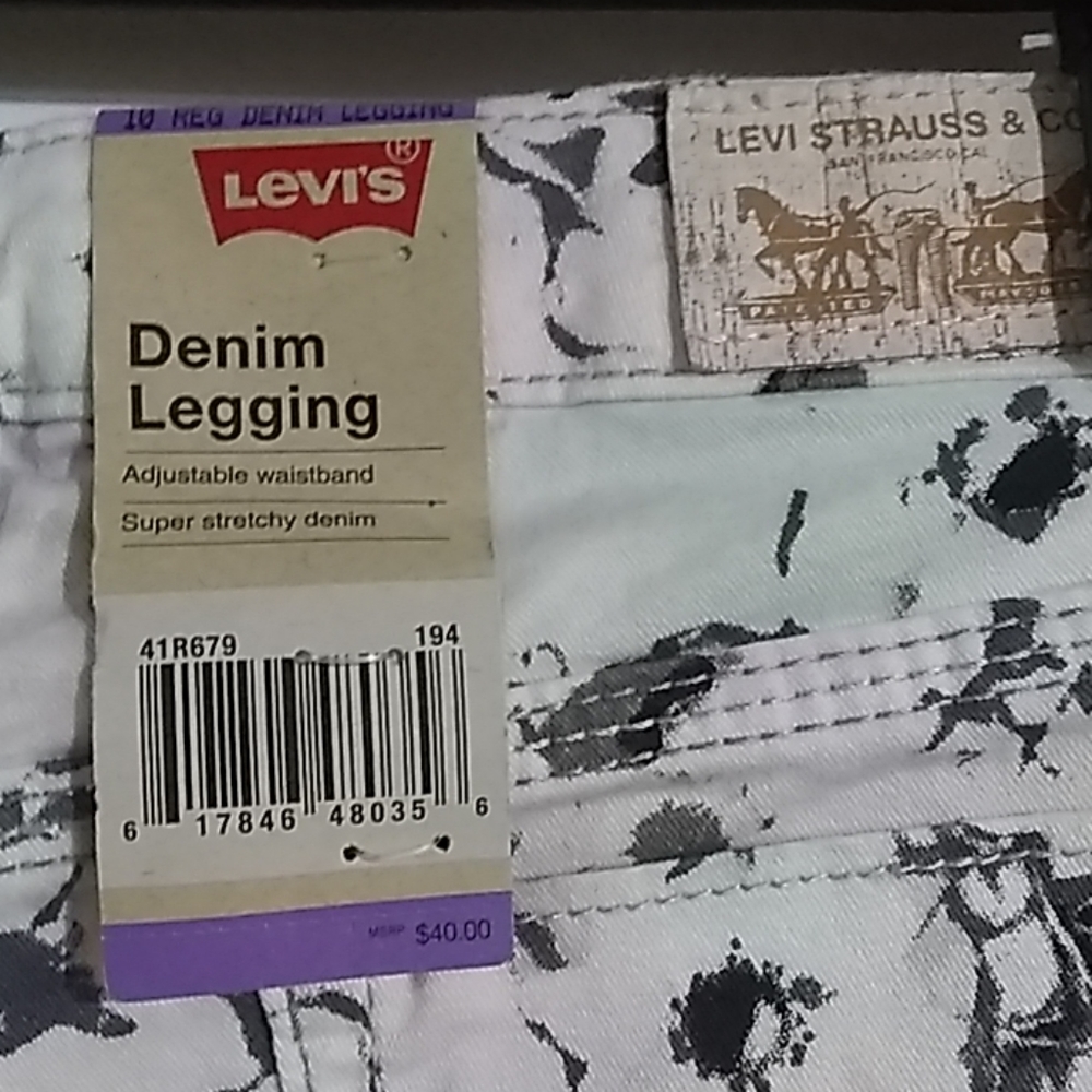 Levi's Denim Stretch Legging Size 10R NWT - Picture 7 of 7